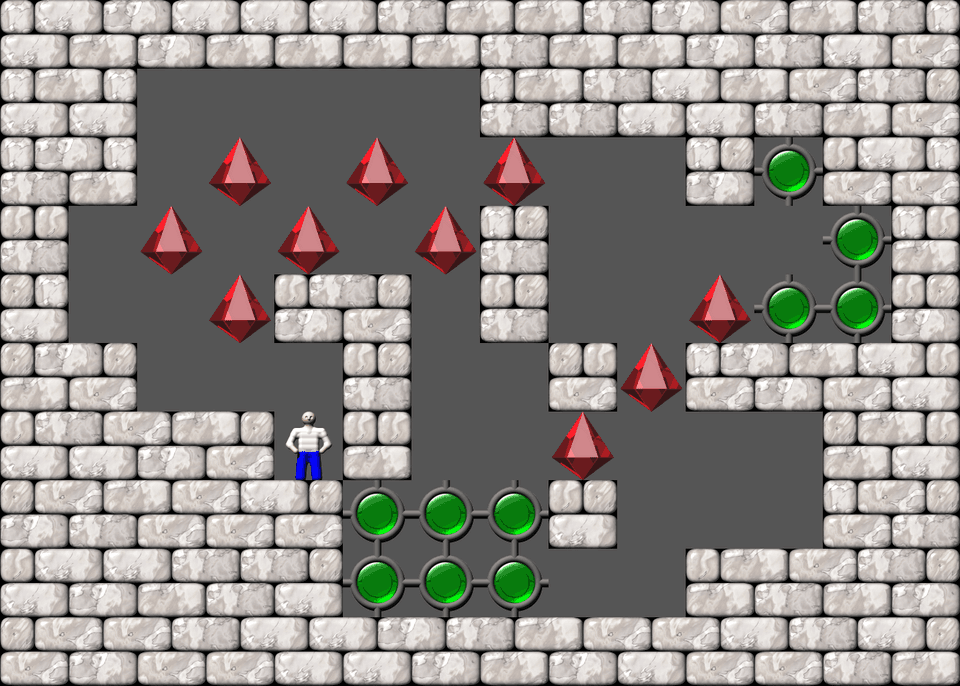 Сокобан More Bugs collections уровень 134